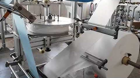 Automatic 280pcs elastic band face mask making machine KN95 face mask machine mask packing machine