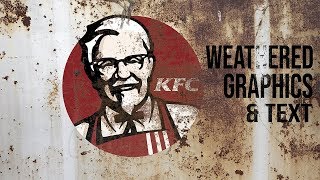 How To Create Realistically, Weathered Graphics & Text In   Photoshop CC screenshot 4