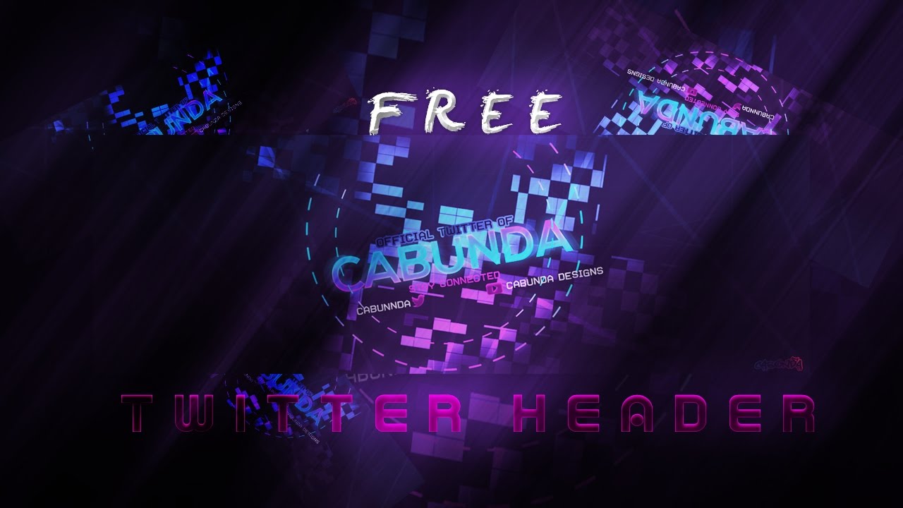 Free Twitter Header PSD + Photoshop CC Tutorial - YouTube