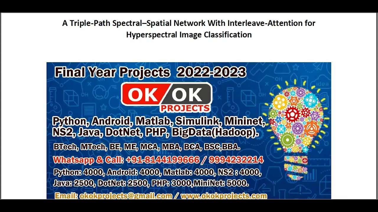 A Triple Path Spectral–Spatial Network With Interleave Attention for ...