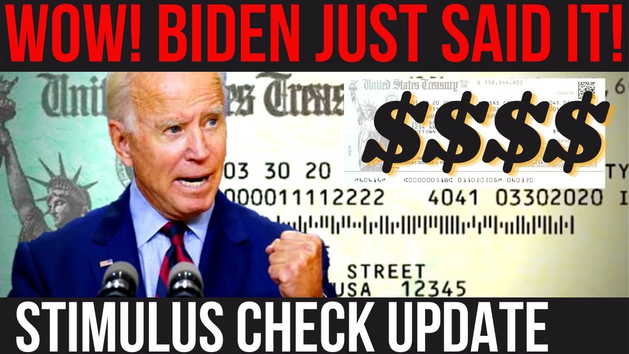 WHAT BIDEN JUST SAID! 4th Stimulus Package + $1000 Checks + Manchin: "Build Back Better Gone"
