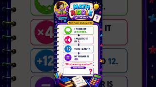 Can You Solve This Math Puzzle?🤔#mathpuzzle #mathriddle #shorts #youtubeshorts #MathRiddleZone