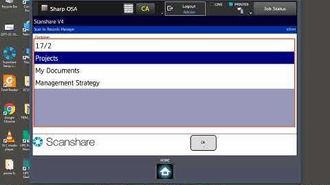 Scan Documents to HP RM With Sharp MFP