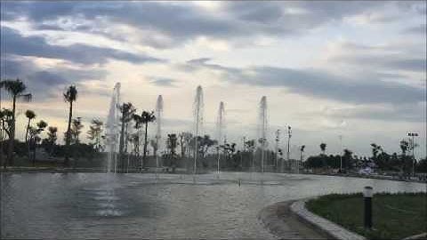 Phun Nước Nghệ Thuật Hồ Nước Nhân Tạo | Dự án khu dân cư VSIP Quảng Ngãi