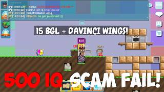 Best 500 Iq Insane Scam Fail 2026 15 Bgls Davinci Gi̇veaway Growtopia