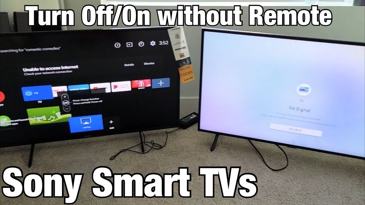 How To Turn Off Sony Tv Without Remote