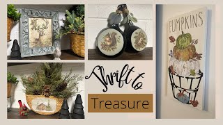 Thrift to Treasure\/Thrift Store Makeovers\/Transforming thrifted finds into in style home decor