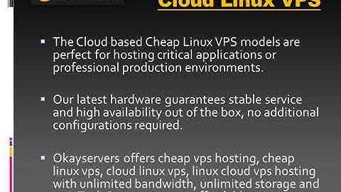 Cloud Linux VPS