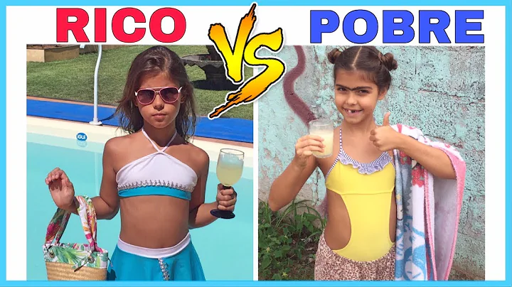 RICO VS POBRE #2 NA PISCINA | NICOLE DUMER