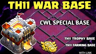 Best! Th11 War Base With Link | Th11 War Base | Th11 Trophy/Farming Base | Base Th11 Terkuat