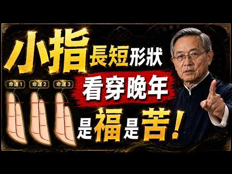 一眼看穿晚年是福是苦！小指長短形狀藏著你的下半輩子，有這特徵註定好命！國學大師李明道主講 #人生智慧 #命理 #哲學 #李明道 #易經 #正能量#人生智慧 #命理 #哲學 #曾仕強 #易經 #正能量