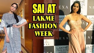Sai Tamhankar At Lakme Fashion Week Marathi Actress Love Sonia & Pondicherry