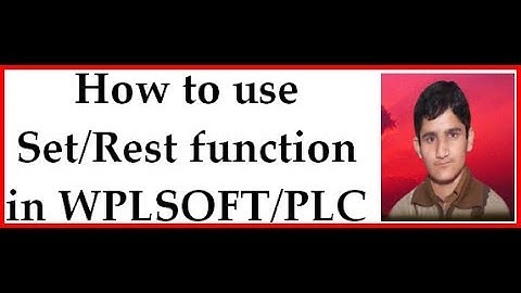 How to use SET and RESET Function in WPLSOFT PLC | PLC SET and Reset Command