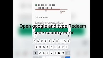 Google play store Redeem code country problem solve✅#Shorts