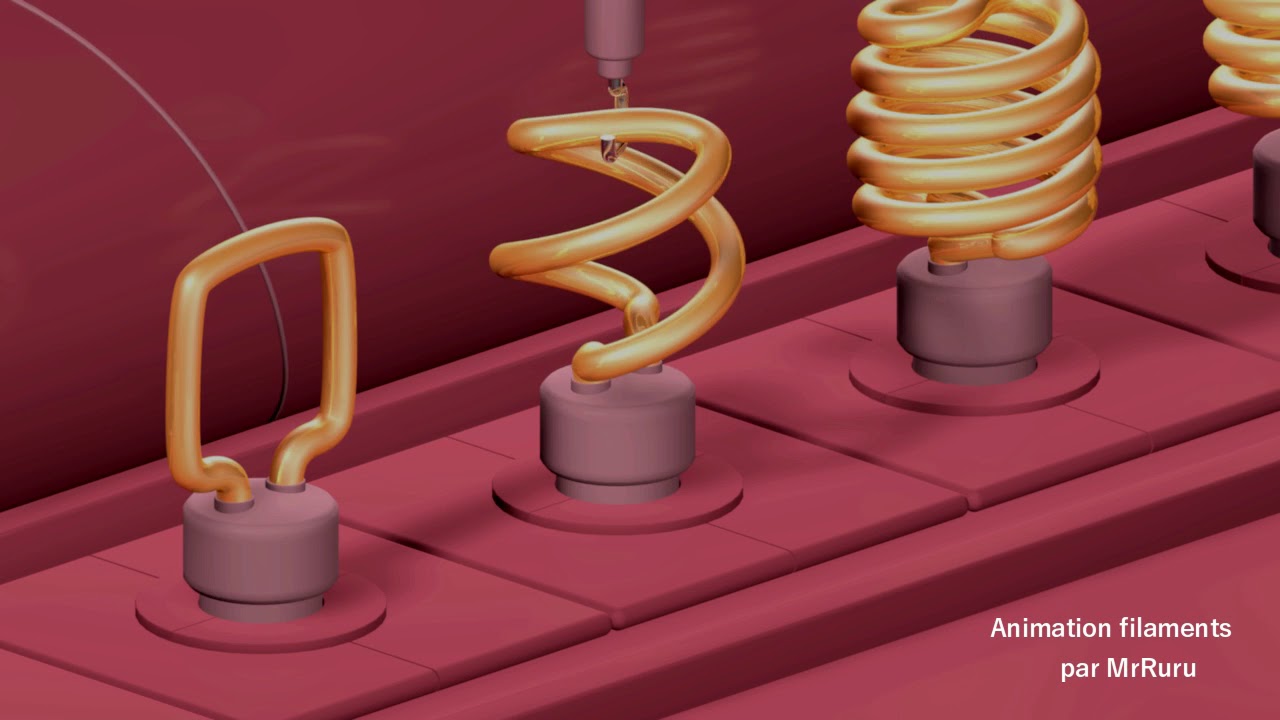 Filaments animation en boucle - YouTube