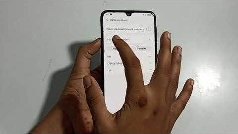 Samsung Galaxy A22  |how to block numbers | number block kaise karen | block setting