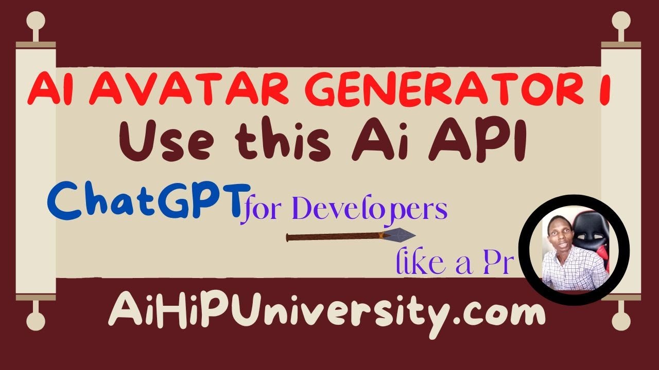 AI Avatar Generator Ep1: How To Use AI API Avatar Generator - AiHiPUniversity Ep18 - YouTube
