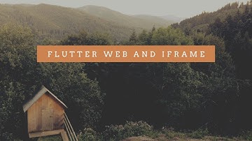 Flutter web and iframe | Show iFrame in Flutter Web | IFrame in Flutter Web@aseemwangoo#flutter#dart