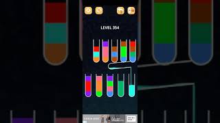 COLOR SORT PUZZLE LEVEL 354