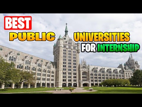 20 Best Public Universities For Internships in USA