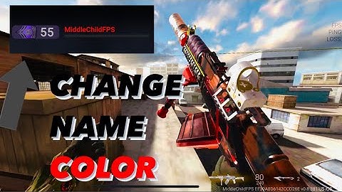 How to change your name COLOR in COMBAT MASTER