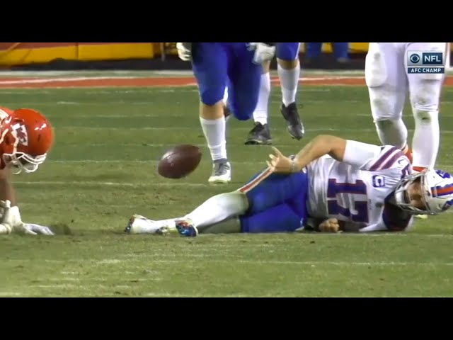 Josh Allen throws ball at opponents head, a breakdown