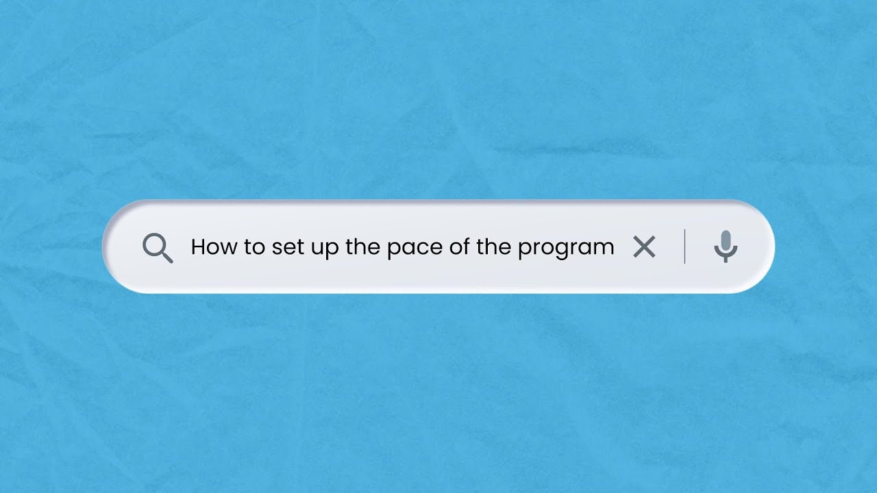 Hypermobility Solution - How to set up the pace of the program