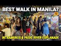 MANILA PHILIPPINES 🇵🇭 Best Evening to Night Walk - Intramuros to Pasig River Esplanade Tour 2026