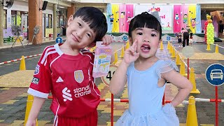 แต่งชุดบัลเล่ต์เดินแบบ แข่งจักรยานขาไถ กิจกรรมงานโรงเรียน l พุฒิพริ้ม