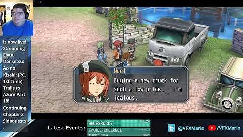 (PC, 1st Time) Trails to Azure Part 18! Continuing Chapter 3 Sidequests.