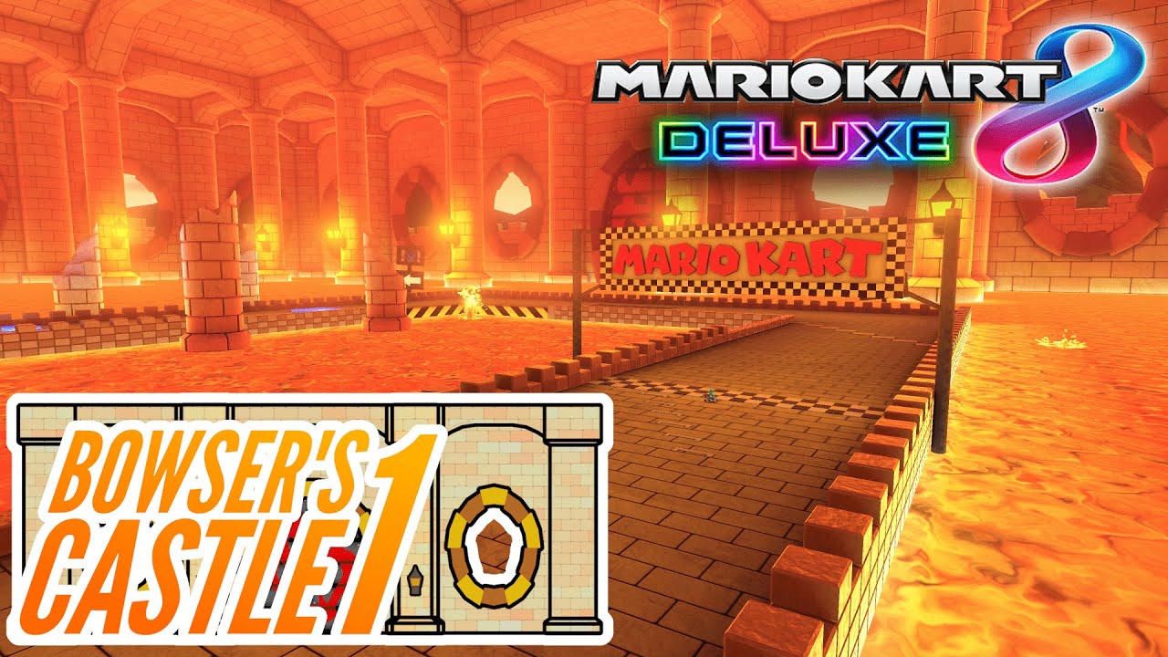 (Canceled) GBA Bowser's Castle 1 (8 Deluxe Custom Track)