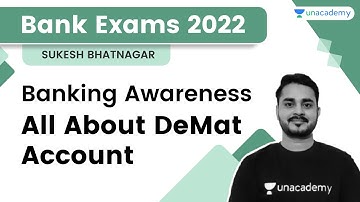 All About DeMat Account | Banking Awareness | Bank Exams 2022 | Sukesh Sir