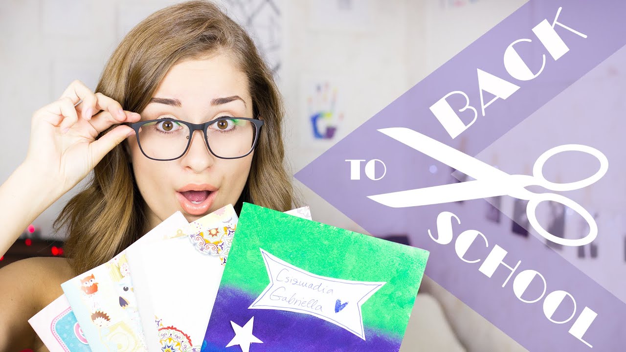 Back to School DIY Füzet Díszítés + Nyereményjáték | Csizmadia Gabriella