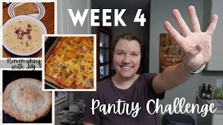 Pantry challenge • WEEK 4 • soup, muffins, pizza, turkey pot pie