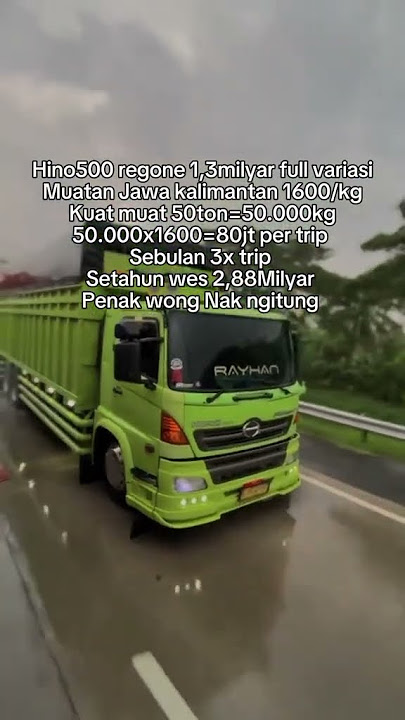 beh Hino muatan 50 ton