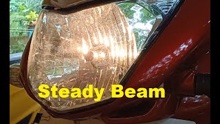 how to connect headlight direct to battery in honda unicorn easily and without cutting any wire