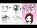 How to Draw Four Different Manga Girl Eyes!