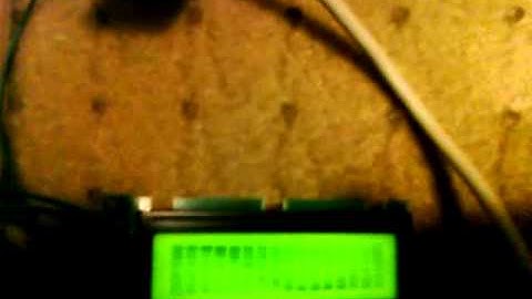 Displaying Sinewave on Arduino + Generic LCD