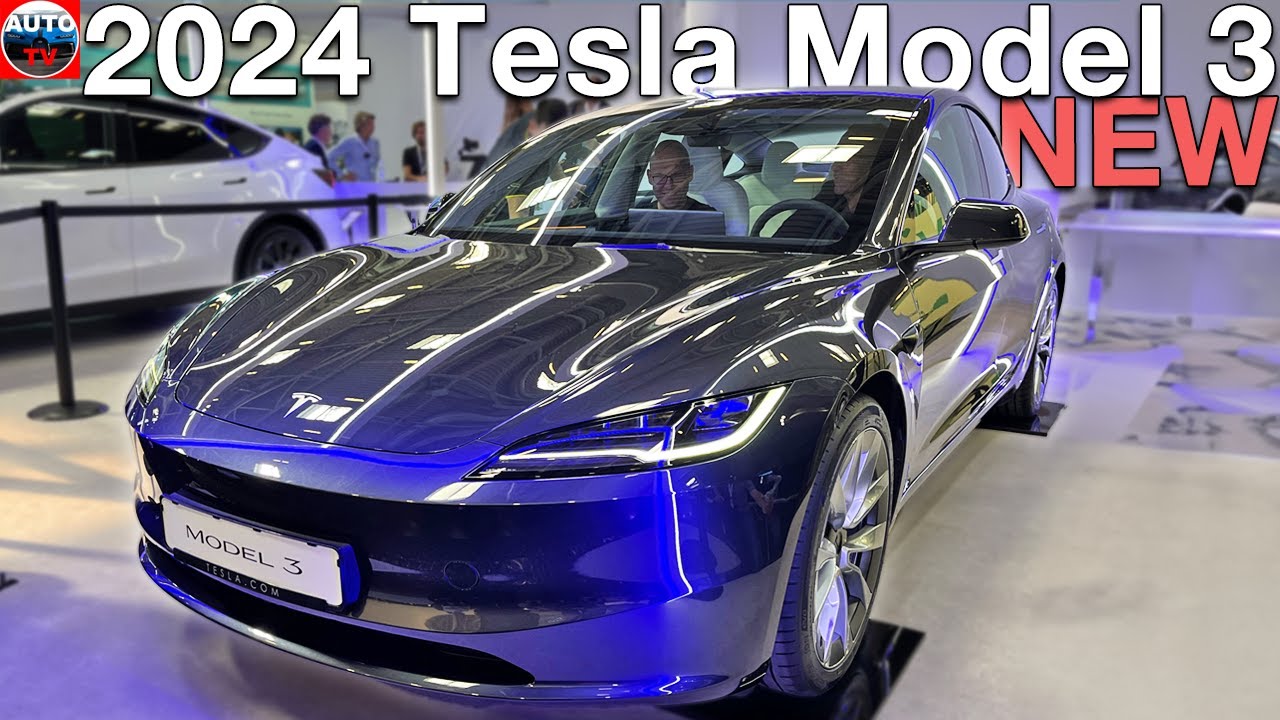 All NEW 2024 Tesla Model 3 - Visual REVIEW interior, exterior