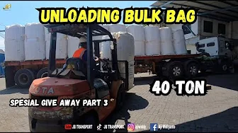 PROSES BONGKAR MUATAN JUMBO BAG…!! PANAS BANGET DISINI..!!!
