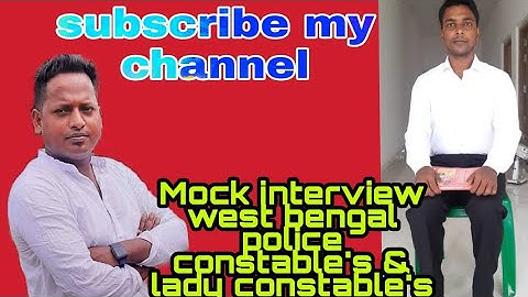 mock interview west bengal police constable