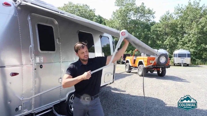 The Airstream Zip Dee Awning Operation - 2020 Caravel 22FB Canopy