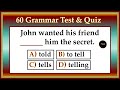 60 test grammar   english grammar mixed quiz  english all tenses mixed quiz  no1 quality english