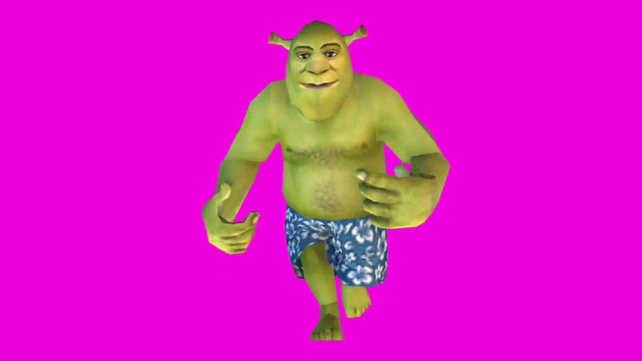 Green Screen (Blue Screen) Dancing Shrek Effects 