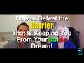 How To Defeat The Barrier That Is Keeping You From Your Italian Dream!