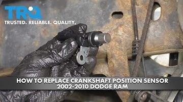 How to Replace Crankshaft Position Sensor 2002-10 Dodge Ram Truck