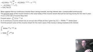 Applications of the Definite Integral in Business and Economics