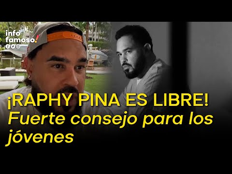 Primera aparición de Raphy Pina y envía fuerte consejo a los jóvenes