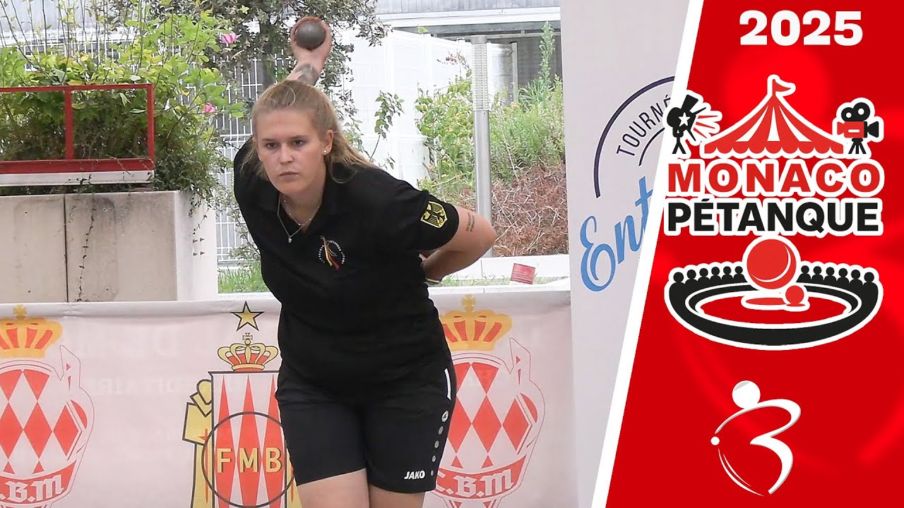 16ème LABARTINO vs ALLEMAGNE : International doublette féminin de pétanque 2025 à Monaco