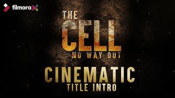 Cinematic Title Intro in Filmora X || Filmora Cinematic Title Intro #madewithfilmora